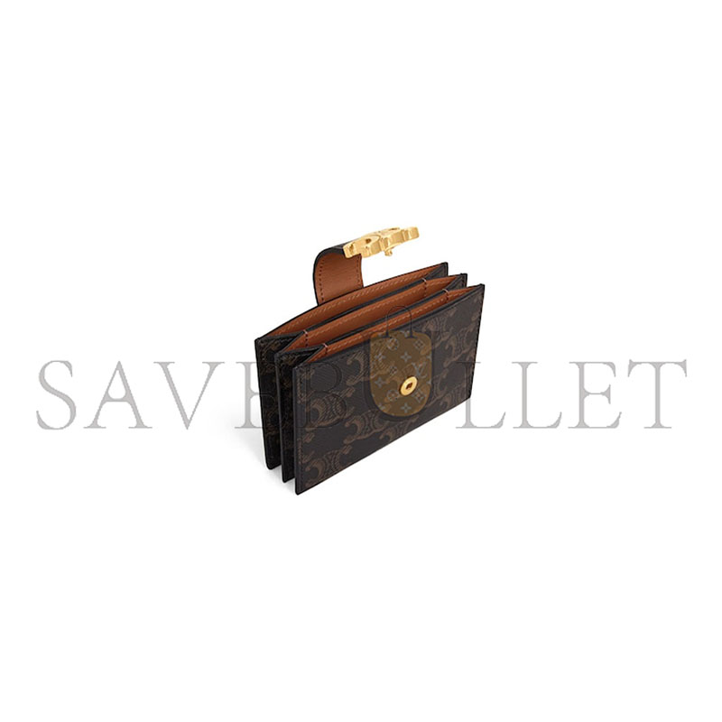CELINE ACCORDEON CARD HOLDER NINO IN TRIOMPHE CANVAS 10N842CQH.04LU (11*7*2.5cm) CELINE ACCORDEON CARD HOLDER NINO IN TRIOMPHE CANVAS 10N842CQH.04LU (11*7*2.5cm)